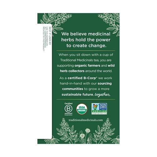 Traditional Medicinals, Té de raíz de diente de león tostado orgánico, 16 unidades
