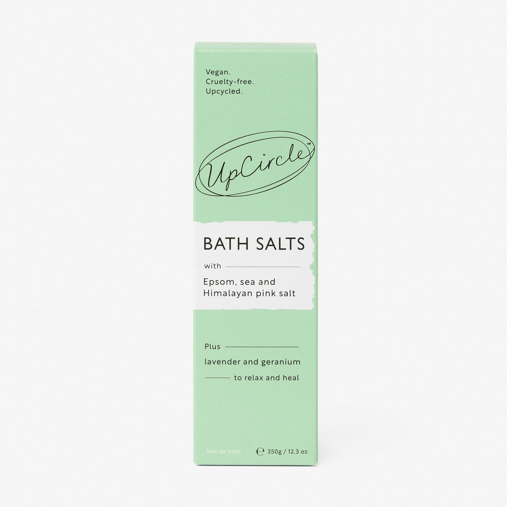 Sales de baño con sales de Epsom, marinas y del Himalaya (rosa)