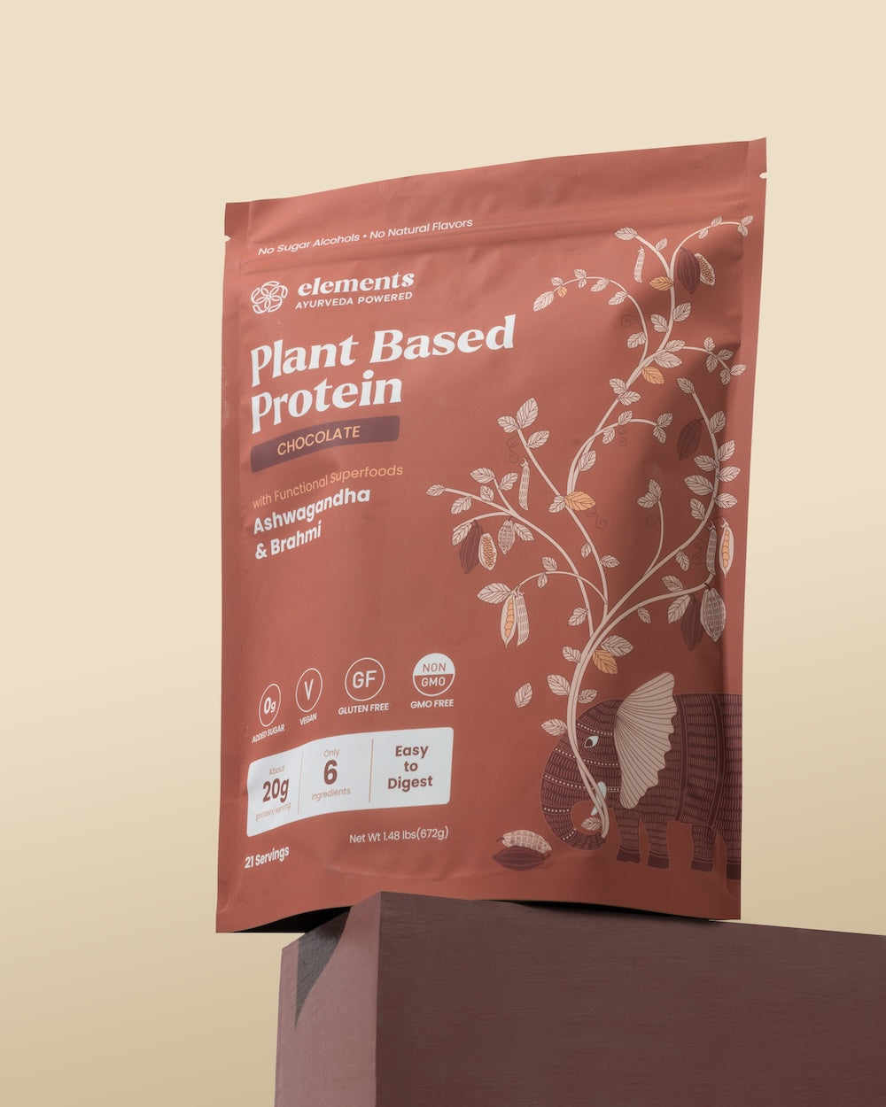 Proteína vegetal en polvo: Chocolate (21 porciones)