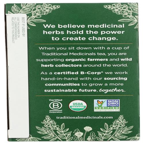 Traditional Medicinals, Té de raíz de diente de león tostado orgánico, 16 unidades