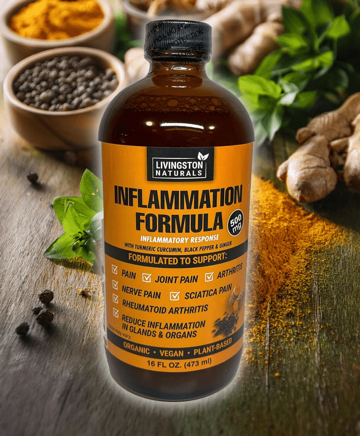 Organic Inflammation Formula by  Livingston Naturals, Natural Herbal Labs